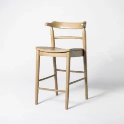 Kaysville Curved Back Wood Counter Height Barstool - Threshold™ Designed With Studio McGee -Living Room Furniture Store GUEST 023f7aed 536a 4f95 b97e 35970af67510