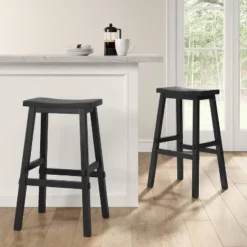 Halifax Farmhouse Wood Barstool - Threshold™