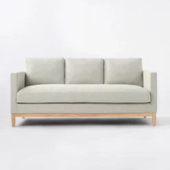 Woodland Hills Wood Base Sofa Light Gray - Threshold™ Designed With Studio McGee -Living Room Furniture Store GUEST 03c4b1ab 1440 47d7 b853 52585dbe4214