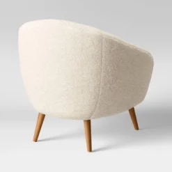 Odilia Rounded Accent Chair Cream - Threshold™ -Living Room Furniture Store GUEST 05193a3d 47de 4c5f b1d2 0156b68cde61