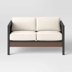 Bryant 2pc Faux Wood Patio Loveseat & Coffee Table - Gray/Natural - Threshold™ 13 Bryant 2pc Faux Wood Patio Loveseat & Coffee Table - Gray/Natural - Threshold™ -Living Room Furniture Store GUEST 05b58bcc 6055 4060 86c3 573372c6e051