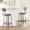 Dakota Swivel Wood Seat Barstool With Adjustable Legs Metal - Threshold™ -Living Room Furniture Store GUEST 0650799d 5b85 44b6 9a5b 4d3dcc81e2dc