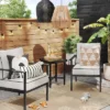 Searsburg 3pc Aluminum Patio Chat Set - Black - Threshold™ 1 Searsburg 3pc Aluminum Patio Chat Set - Black - Threshold™ -Living Room Furniture Store GUEST 0722955d 8450 431c 9e4a d181cd594360