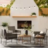 Wicker & Metal X Frame Patio Loveseat - Gray - Threshold™ Designed With Studio McGee -Living Room Furniture Store GUEST 0c8a4d3b 68fb 40d7 aa3b 46b43a206899 1