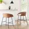 Landis Woven Backed Counter Height Barstool With Cushion - Threshold™ -Living Room Furniture Store GUEST 0d7956b0 bd84 44f6 9f2b c4e757a89d8c