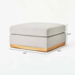 Woodland Hills Modular Sectional Ottoman Light Gray - Threshold™ Designed With Studio McGee 15 Woodland Hills Modular Sectional Ottoman Light Gray - Threshold™ Designed With Studio McGee -Living Room Furniture Store GUEST 0ed068aa 7686 4196 a244 18c08b84b454