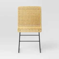 Chapin Modern Woven Dining Chair With Metal Legs Threshold - Threshold™ -Living Room Furniture Store GUEST 145ee517 51fb 4c68 99ad 4d2d069c7862