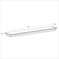 Traditional Wall Shelf White - Threshold™ -Living Room Furniture Store GUEST 1800e01f f3e4 4fad 9a88 96999268b9a0