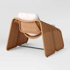 2pc Wexler Statement Chair With Ottoman - Brown - Threshold™ -Living Room Furniture Store GUEST 1cd4fe04 ca08 4740 96d1 0e0af605870e