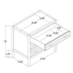Springville 3 Drawer Nightstand White - Threshold™ Designed With Studio McGee -Living Room Furniture Store GUEST 1f01fd2b a8bf 4ec8 a99b d1d0f20bd4fd