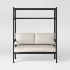 Ryegate 2pc 4' Mini Patio Daybed With Ottoman Weathered Teak - Threshold™ 12 Ryegate 2pc 4' Mini Patio Daybed With Ottoman Weathered Teak - Threshold™ -Living Room Furniture Store GUEST 21a748c0 b63f 40d1 bcbd 1159f522c39f