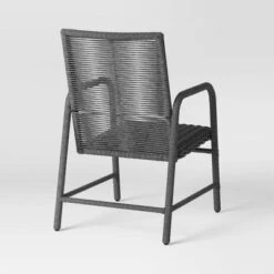 2pc Granby Padded Wicker Outdoor Patio Dining Chairs Arm Chairs Gray - Threshold™ -Living Room Furniture Store GUEST 21f7b8b5 bc51 4b1d 966d 02e361bd1162