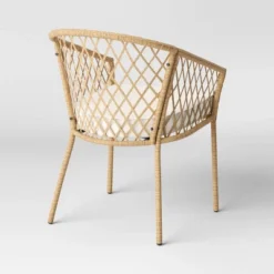 Exmore 2pk Barrel Patio Dining Chairs - Threshold™ -Living Room Furniture Store GUEST 23e24ab6 9a04 4d5d b8bb f7297224adce