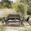 2pc Campton Club Outdoor Patio Chairs, Arm Chairs Brown - Threshold™ -Living Room Furniture Store GUEST 26f419eb fe31 4ecf 9227 11e2456643a8