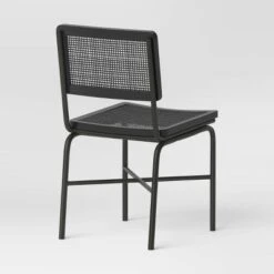 Errol Cane And Wood Dining Chair With Metal Legs Black - Threshold™ -Living Room Furniture Store GUEST 270177fe 3aeb 43b7 bf8d 08b29153b9ac