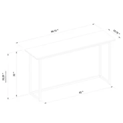 Hidden Hills Mixed Material Console Brown - Threshold™ Designed With Studio McGee -Living Room Furniture Store GUEST 2719499f 79d5 46d7 85d0 2d484464afec