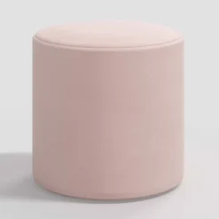 Round Thalia Ottoman In Velvet - Skyline Furniture -Living Room Furniture Store GUEST 2ac0aefd 3e71 4398 aa75 84e024a8ca06