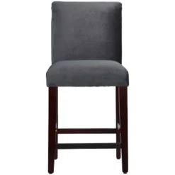 25" Velvet Parsons Counter Height Barstool Wood - Threshold™ -Living Room Furniture Store GUEST 2d3bee77 cfeb 484b bea2 2666e4f9a908