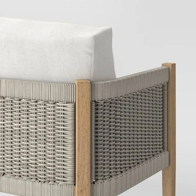 Pasadena Patio Loveseat - Gray - Threshold™ Designed With Studio McGee 6 Pasadena Patio Loveseat - Gray - Threshold™ Designed With Studio McGee - Image 4