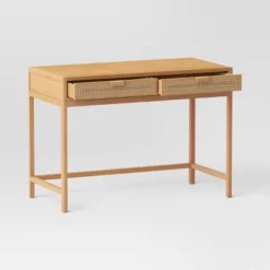 Minsmere Writing Desk With Drawers Brown - Threshold™ -Living Room Furniture Store GUEST 33b54cf4 f0c1 4c9e 85e0 dfafa13caa31