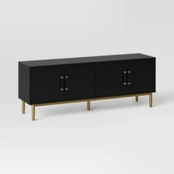 60" Ellery Luxe Media Stand - Threshold™ -Living Room Furniture Store GUEST 33e9fda9 9564 49a7 9836 d60d4fdd77ae