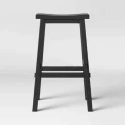 Halifax Farmhouse Wood Barstool - Threshold™ -Living Room Furniture Store GUEST 34b83b7d 8108 48e5 8362 de9c75ebafb0