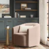 Large Aveline Swivel Chair Blush Velvet - Threshold™ -Living Room Furniture Store GUEST 3657a6a4 fbc3 4626 be5e 8440ccf249b4