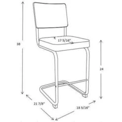 Cecilton Chrome Cantilever Counter Height Barstool Cream Boucle - Threshold™ -Living Room Furniture Store GUEST 3858fa9d 86e6 4bd9 99af 02bff186a58f