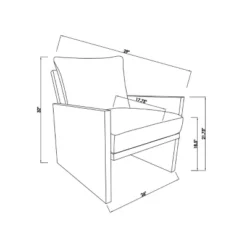 Duchesne Wood Accent Chair With Upholstered Seat And Back Cream - Threshold™ Designed With Studio McGee -Living Room Furniture Store GUEST 3a353703 f817 4727 9d6d 17a0d88a2123