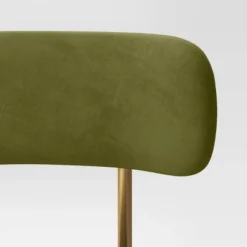 Orion Luxe Dining Chair With Brass Legs Olive Green Velvet - Threshold™ -Living Room Furniture Store GUEST 3bdc1113 2417 49f9 8d4f c2d4be4d4a20