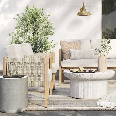 Pasadena Patio Loveseat - Gray - Threshold™ Designed With Studio McGee 3 Pasadena Patio Loveseat - Gray - Threshold™ Designed With Studio McGee