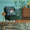 Chelidon Velvet Slipper Chair Green - Threshold™