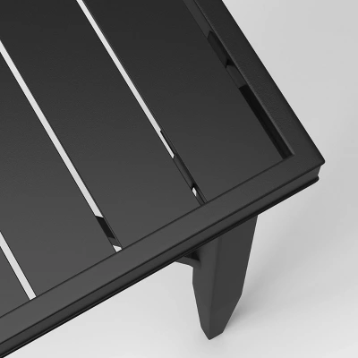 Searsburg Aluminum 4 Person Slat Top Square Patio Dining Table, Outdoor Furniture - Threshold™ 5 Searsburg Aluminum 4 Person Slat Top Square Patio Dining Table, Outdoor Furniture - Threshold™ - Image 3