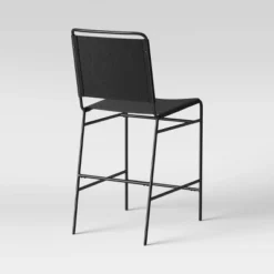 Ward Sling Metal Counter Height Barstool Black Faux Leather - Threshold™ -Living Room Furniture Store GUEST 4921beb0 795b 40dd be15 497e4aee32b5