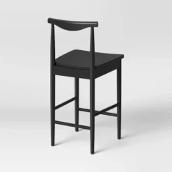 Biscoe Wood Counter Height Barstool Black - Threshold™ -Living Room Furniture Store GUEST 498377a7 94eb 4cc6 90a4 9111334af861