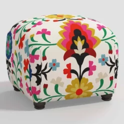 Poppy Ottoman In Damask - Skyline Furniture -Living Room Furniture Store GUEST 4a1f0a8e b3bf 4e3e b23c 0bc0730b921f