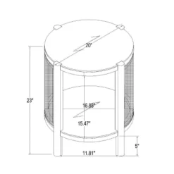Portola Hills Woven Accent Table - Threshold™ Designed With Studio McGee -Living Room Furniture Store GUEST 4adf35f8 0ed1 4393 b30c c5682441d8d8