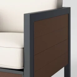 Bryant 2pk Faux Wood Patio Club Chairs - Gray/Natural - Threshold™ -Living Room Furniture Store GUEST 4b3dd7d8 f559 42f6 8734 a91082fd3e71