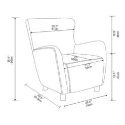 Kessler Wingback Faux Sherling Accent Chair Cream - Threshold™ Designed With Studio McGee -Living Room Furniture Store GUEST 4c51f9cd e87e 4874 8672 f098ed2266be
