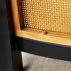 Oak Park Cane Dining Chair Black - Threshold™ Designed With Studio McGee -Living Room Furniture Store GUEST 4ca1798d 6731 4e02 845c cc860fdce5f8