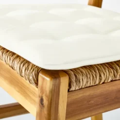 2pk Temescal Valley Wood And Woven Dining Chairs With Cushion Cream - Threshold™ Designed With Studio McGee -Living Room Furniture Store GUEST 4da36d2c 3c3e 481f b3fd 7f53ac6a4693