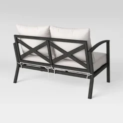 Ryegate Weathered Teak Patio Loveseat - Threshold™ -Living Room Furniture Store GUEST 4e5769e4 de8a 4319 966a e74f0172a705