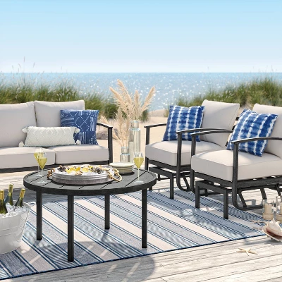 Ryegate Patio Coffee Table - Threshold™ 3 Ryegate Patio Coffee Table - Threshold™