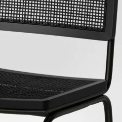 Errol Cane And Wood Dining Chair With Metal Legs Black - Threshold™ -Living Room Furniture Store GUEST 5279fd2d 6540 4b0a 9d4f b9e7a5700f6d