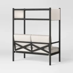 Ryegate 2pc 4' Mini Patio Daybed With Ottoman Weathered Teak - Threshold™ 13 Ryegate 2pc 4' Mini Patio Daybed With Ottoman Weathered Teak - Threshold™ -Living Room Furniture Store GUEST 52a56e94 f01a 4e67 98c5 74cb41f35e91