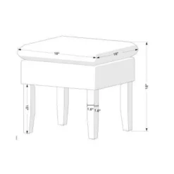 Buffalo Plaid Stool Blue - Threshold™ -Living Room Furniture Store GUEST 5327813e 3277 474f 983b 3da2c8c31870