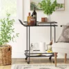 Beaufort Metal Bar Cart Black - Threshold™ -Living Room Furniture Store GUEST 53b6df04 60bb 4552 8162 2730a20abff1