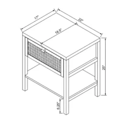 Palmdale Nightstand Woven 1 Drawer Natural - Threshold™ Designed With Studio McGee 13 Palmdale Nightstand Woven 1 Drawer Natural - Threshold™ Designed With Studio McGee -Living Room Furniture Store GUEST 550d6465 ce76 4b84 aecc 7d7a65f14b62