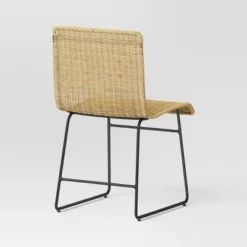 Chapin Modern Woven Dining Chair With Metal Legs Threshold - Threshold™ -Living Room Furniture Store GUEST 58887258 ecd5 4bfd b779 69deaa04d1e0