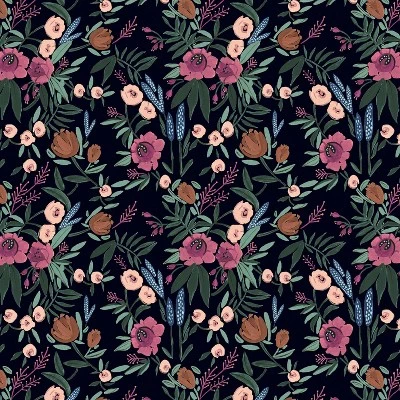 Geller Modern Counter Height Barstool In Botanical Grant Floral Ink - Threshold™ 7 Geller Modern Counter Height Barstool In Botanical Grant Floral Ink - Threshold™ - Image 5